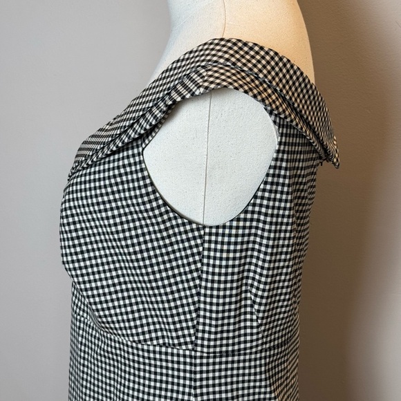 Gucci Checkered Black & White Women’s Dress Size 44 - Picture 4 of 8